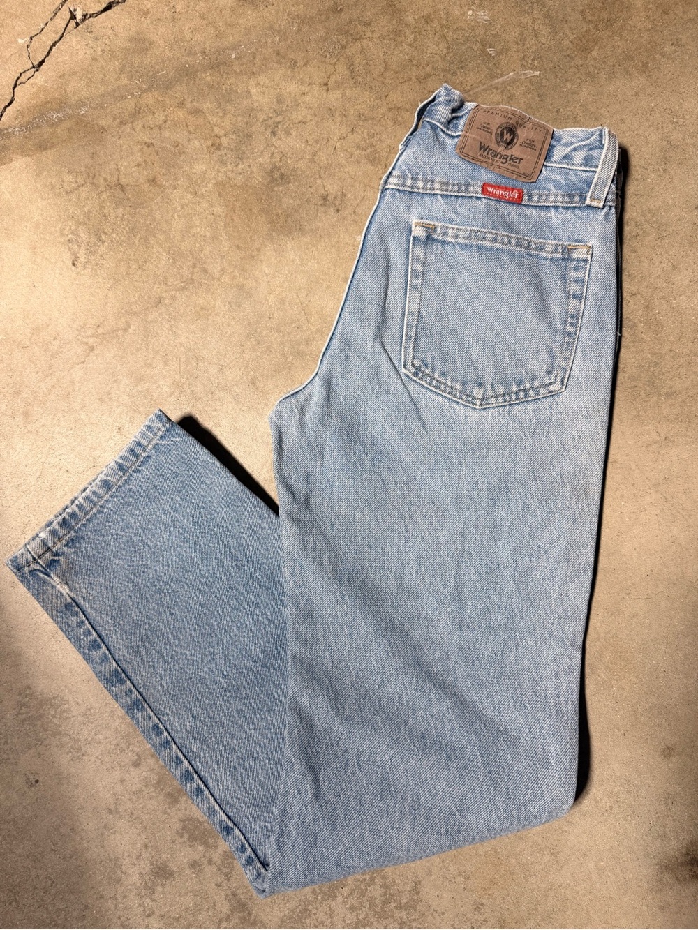 Wrangler VINTAGE Men's Light Blue Classic Fit Jeans SIZE 29x32